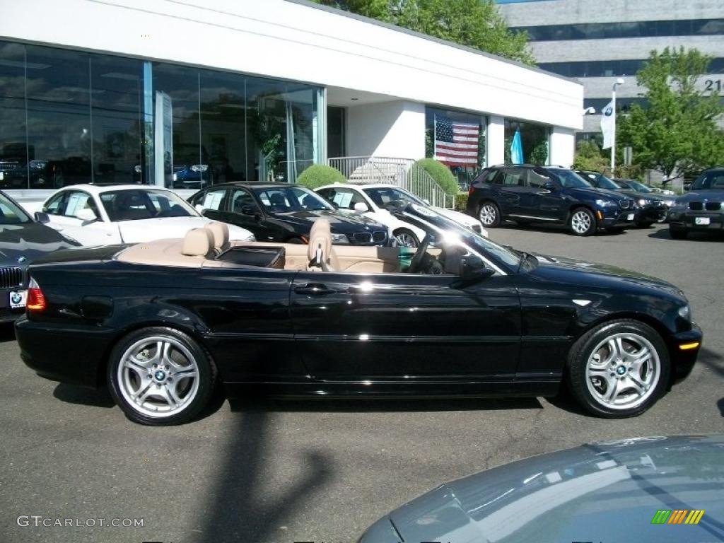 2006 3 Series 330i Convertible - Jet Black / Sand photo #4