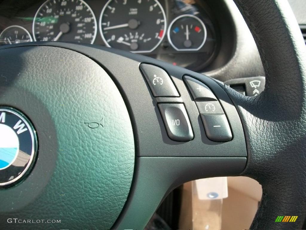 2006 3 Series 330i Convertible - Jet Black / Sand photo #16