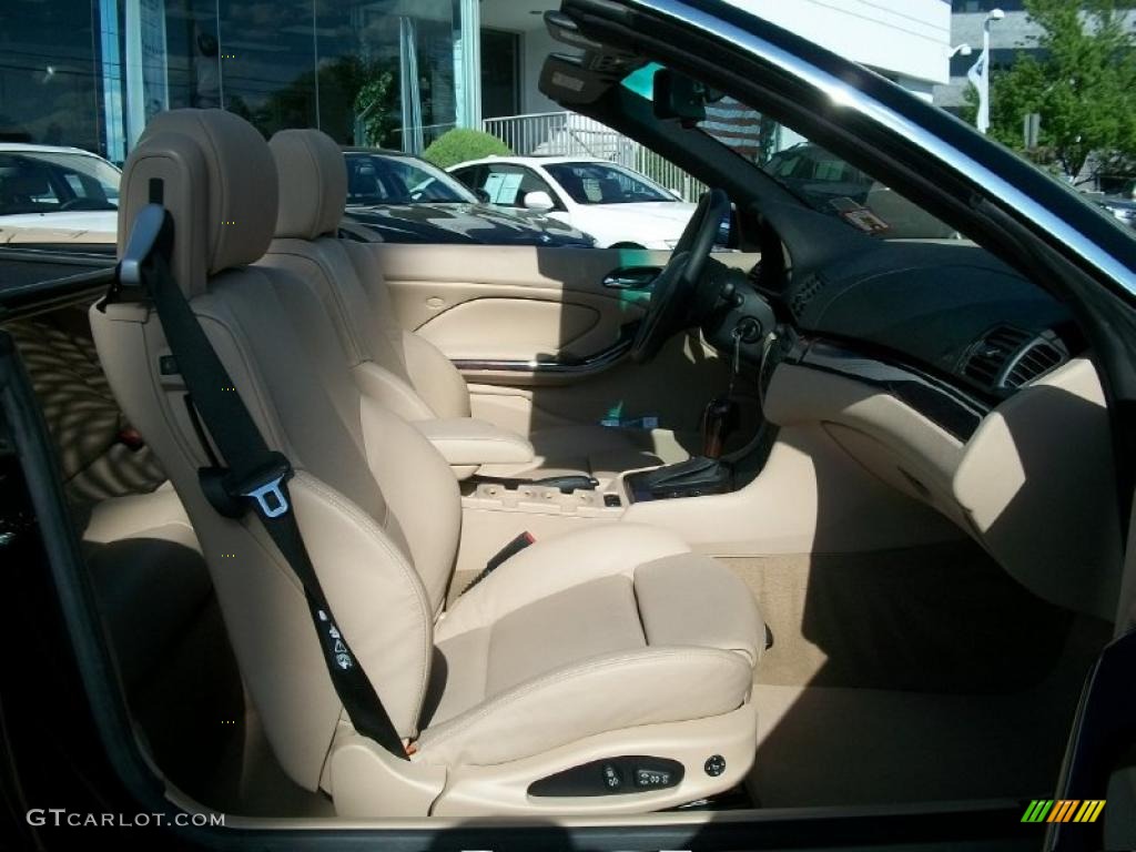 2006 3 Series 330i Convertible - Jet Black / Sand photo #25