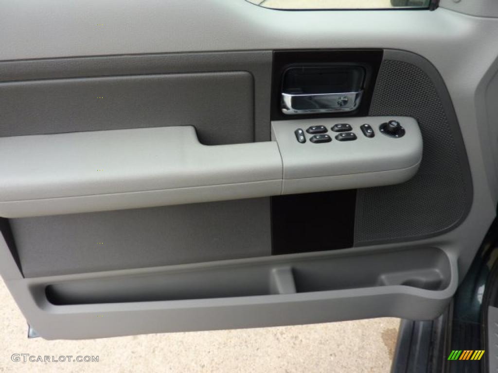 2005 F150 XLT SuperCab 4x4 - Aspen Green Metallic / Medium Flint Grey photo #9
