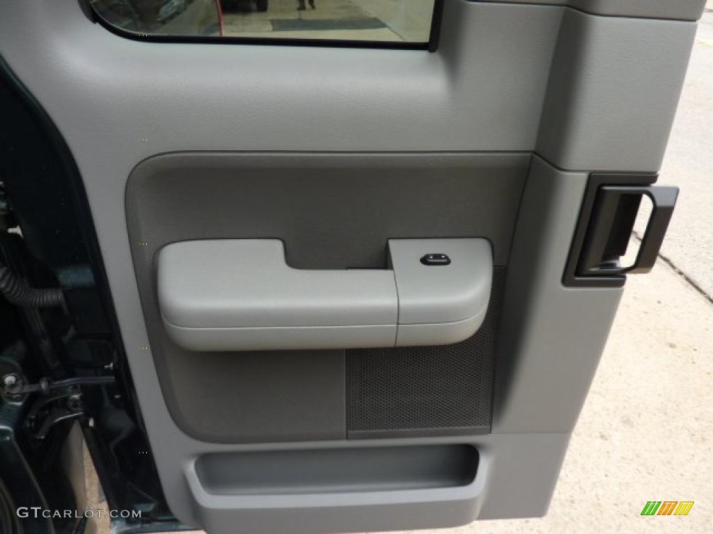 2005 F150 XLT SuperCab 4x4 - Aspen Green Metallic / Medium Flint Grey photo #11