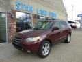 2007 Dark Cherry Red Hyundai Santa Fe Limited 4WD  photo #1