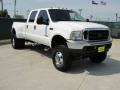 Oxford White 2004 Ford F350 Super Duty Lariat Crew Cab 4x4 Dually Exterior