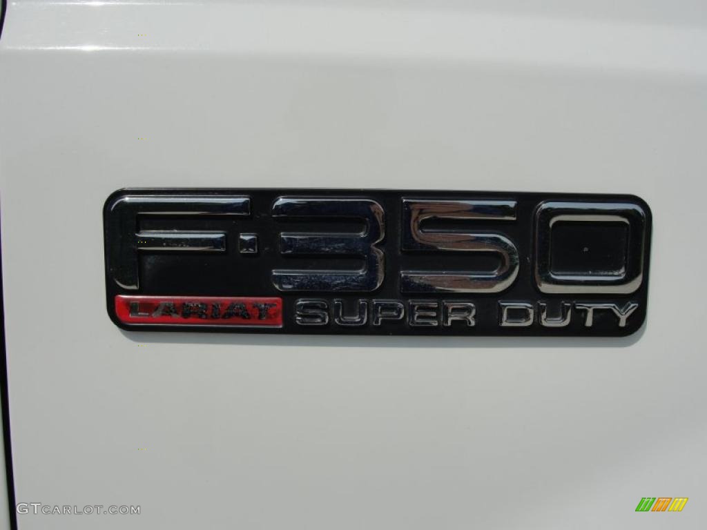 2004 Ford F350 Super Duty Lariat Crew Cab 4x4 Dually Marks and Logos Photo #48969695