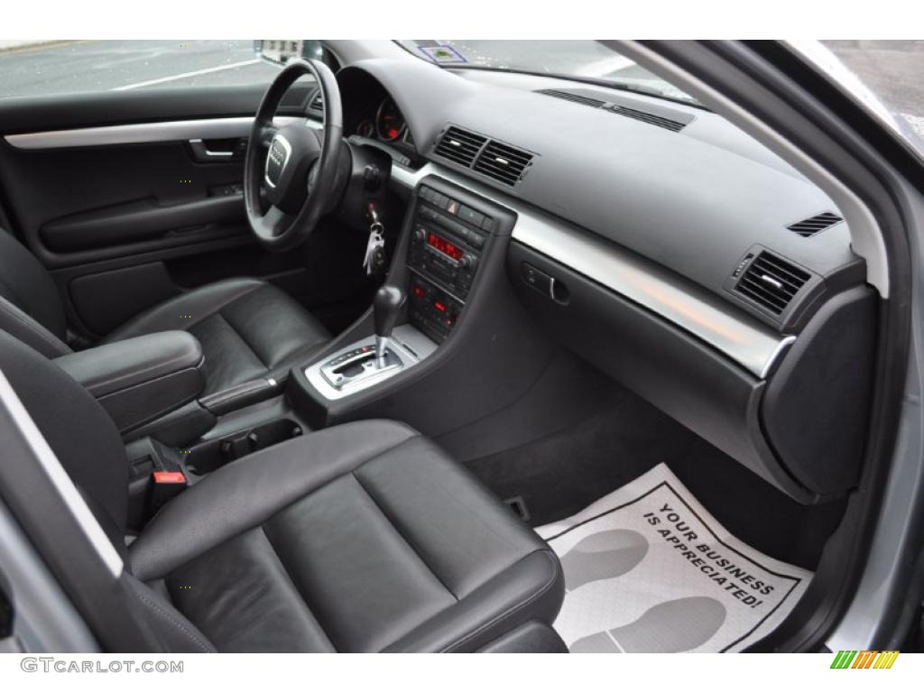 2006 A4 2.0T Sedan - Quartz Gray Metallic / Ebony photo #7