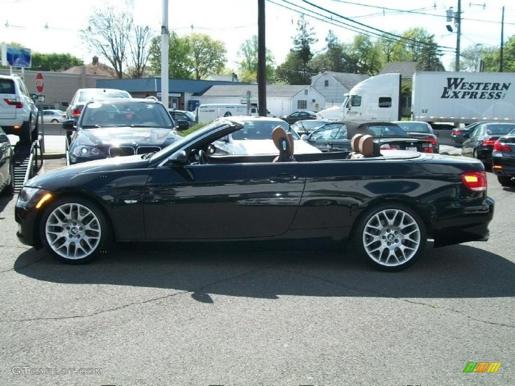 2008 3 Series 328i Convertible - Jet Black / Saddle Brown/Black photo #8