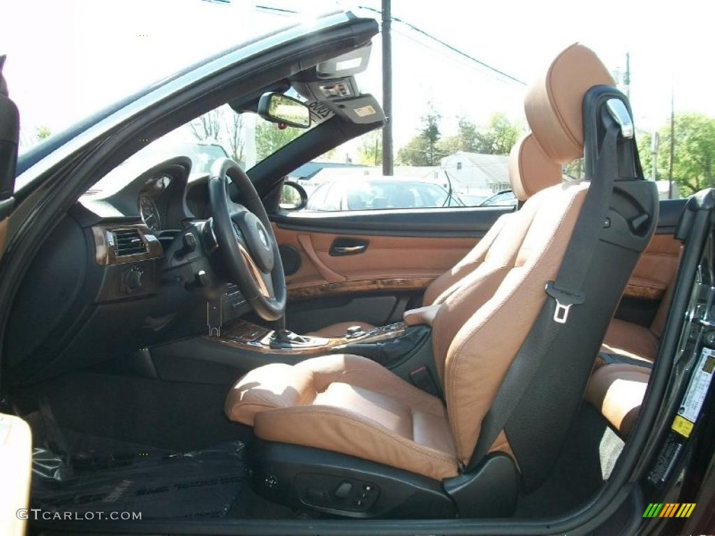 2008 3 Series 328i Convertible - Jet Black / Saddle Brown/Black photo #11