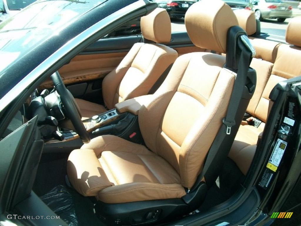 2008 3 Series 328i Convertible - Jet Black / Saddle Brown/Black photo #12