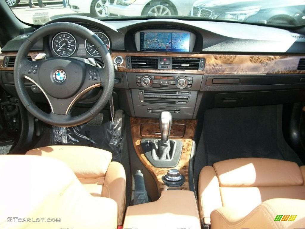 2008 3 Series 328i Convertible - Jet Black / Saddle Brown/Black photo #13