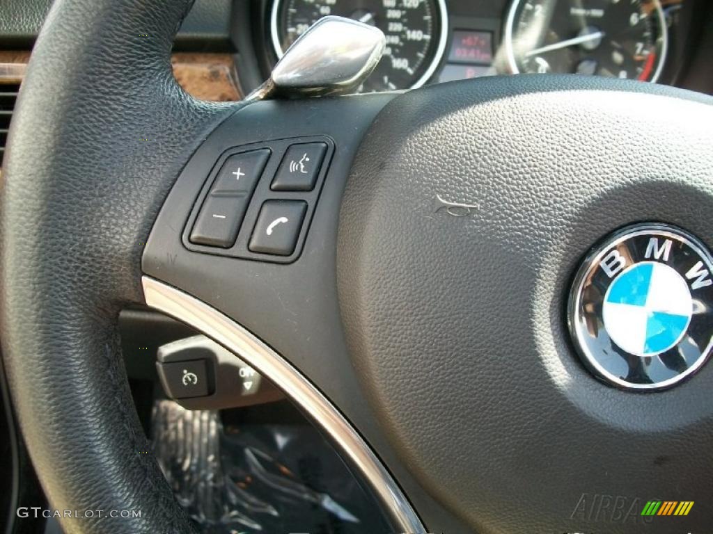 2008 3 Series 328i Convertible - Jet Black / Saddle Brown/Black photo #15