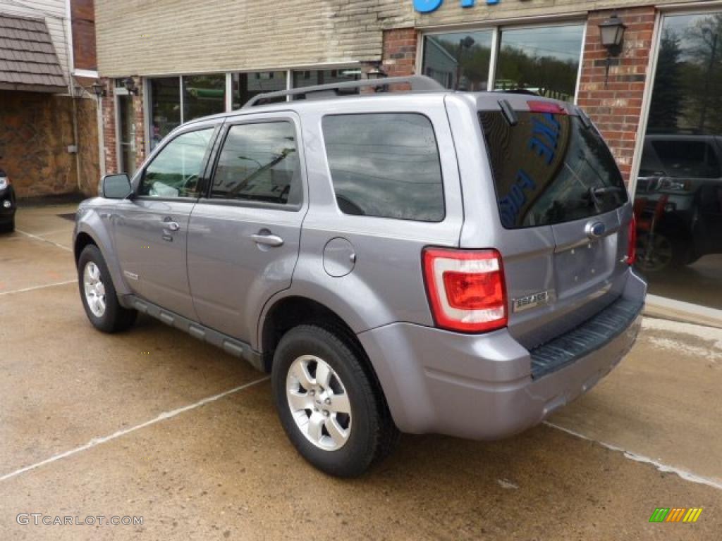 2008 Escape Limited 4WD - Tungsten Grey Metallic / Charcoal photo #2