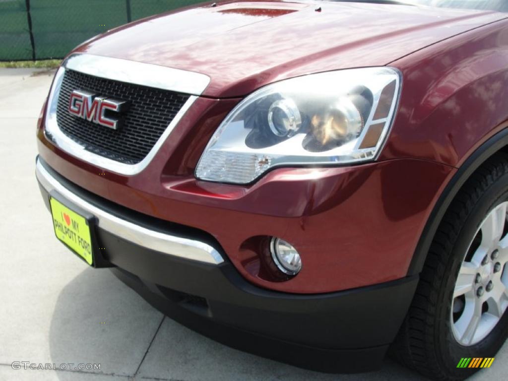 2007 Acadia SLT - Red Jewel Tintcoat / Titanium photo #13