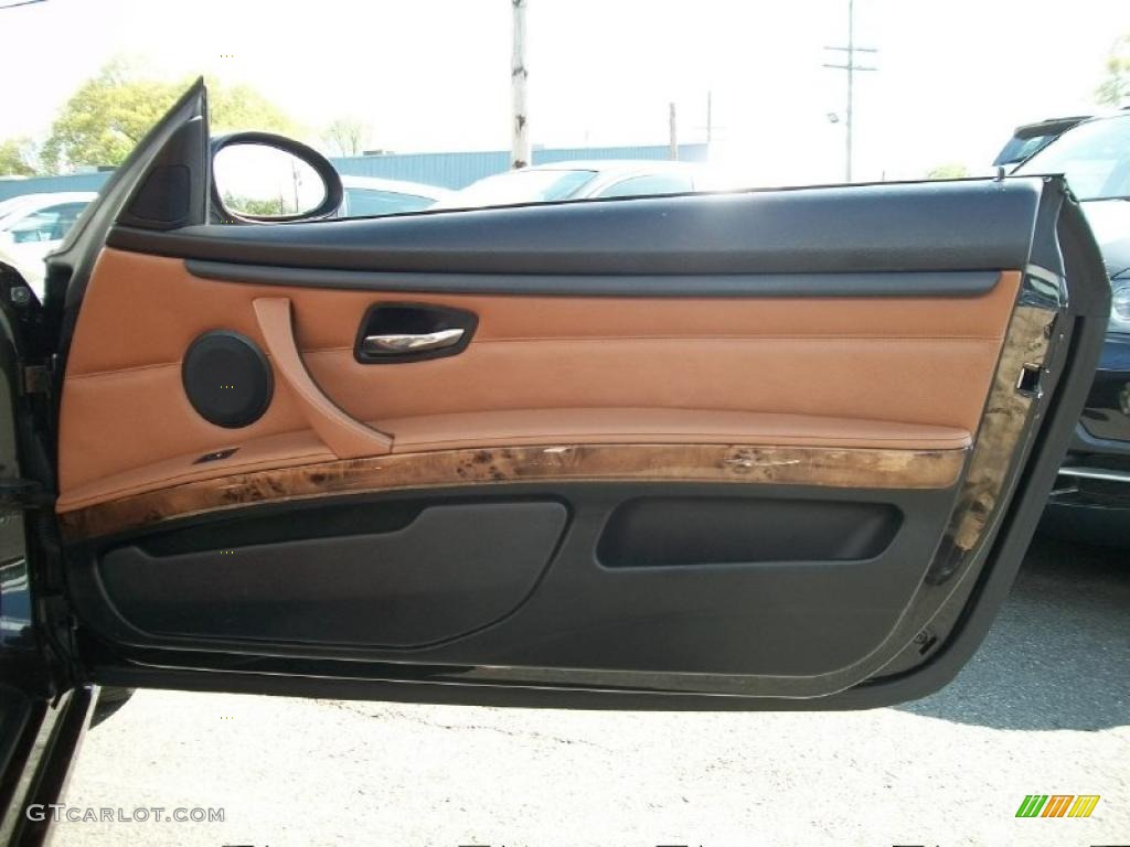 2008 3 Series 328i Convertible - Jet Black / Saddle Brown/Black photo #22