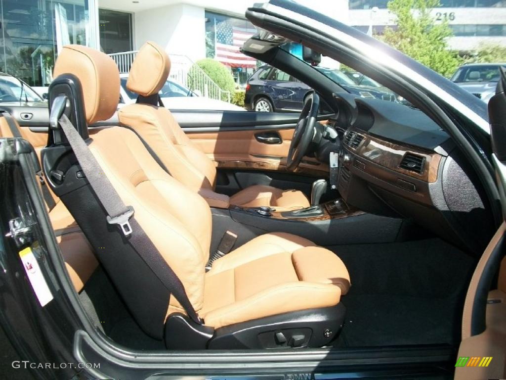 2008 3 Series 328i Convertible - Jet Black / Saddle Brown/Black photo #25