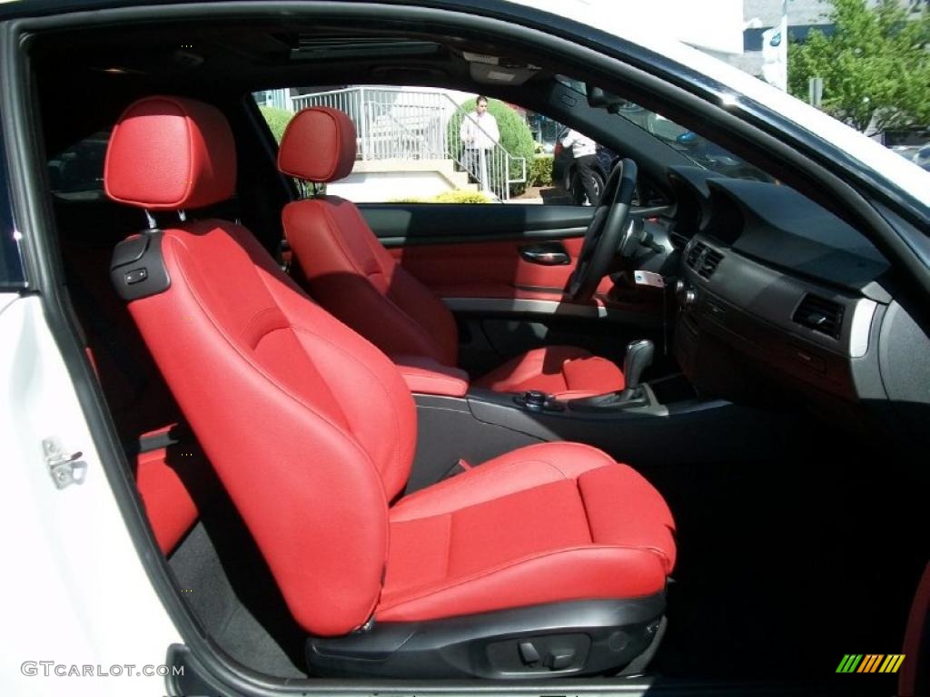 2011 3 Series 335i Coupe - Alpine White / Coral Red/Black Dakota Leather photo #26