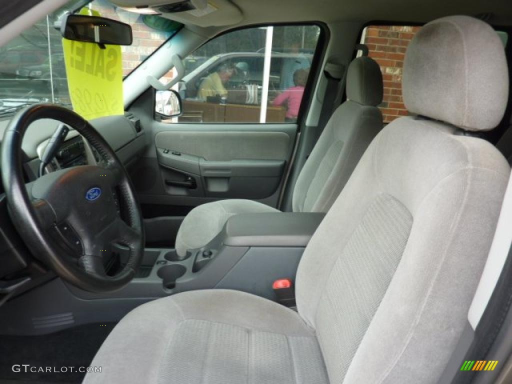 2005 Explorer XLT 4x4 - Mineral Grey Metallic / Graphite photo #8