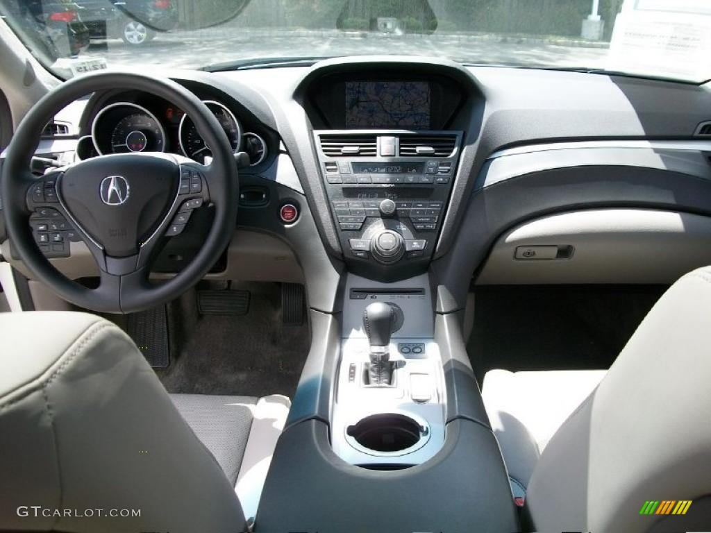 2010 Acura ZDX AWD Advance Taupe Dashboard Photo #48973085