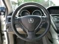 Taupe 2010 Acura ZDX AWD Advance Steering Wheel