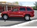 2005 Inferno Red Crystal Pearl Jeep Grand Cherokee Limited 4x4  photo #34