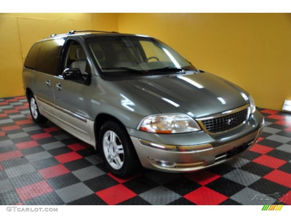 2001 Windstar SEL - Spruce Green Metallic / Medium Parchment photo #1