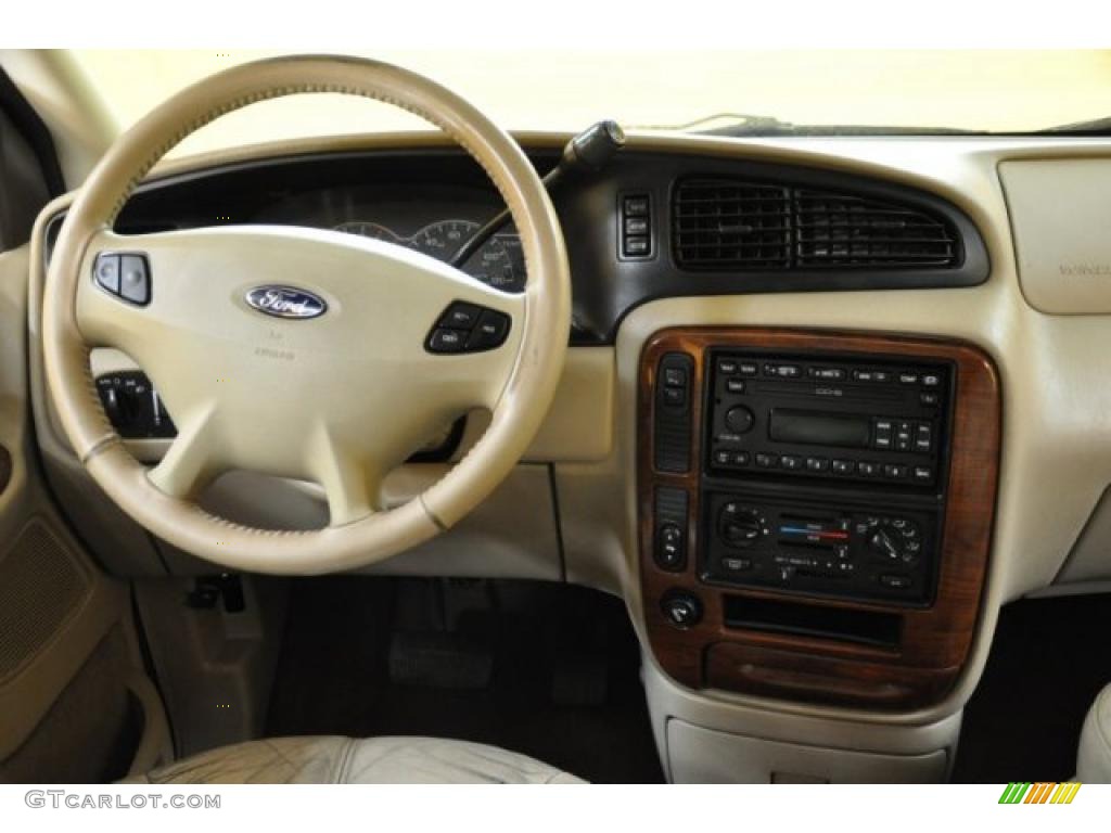 2001 Ford Windstar SEL Medium Parchment Dashboard Photo #48974036