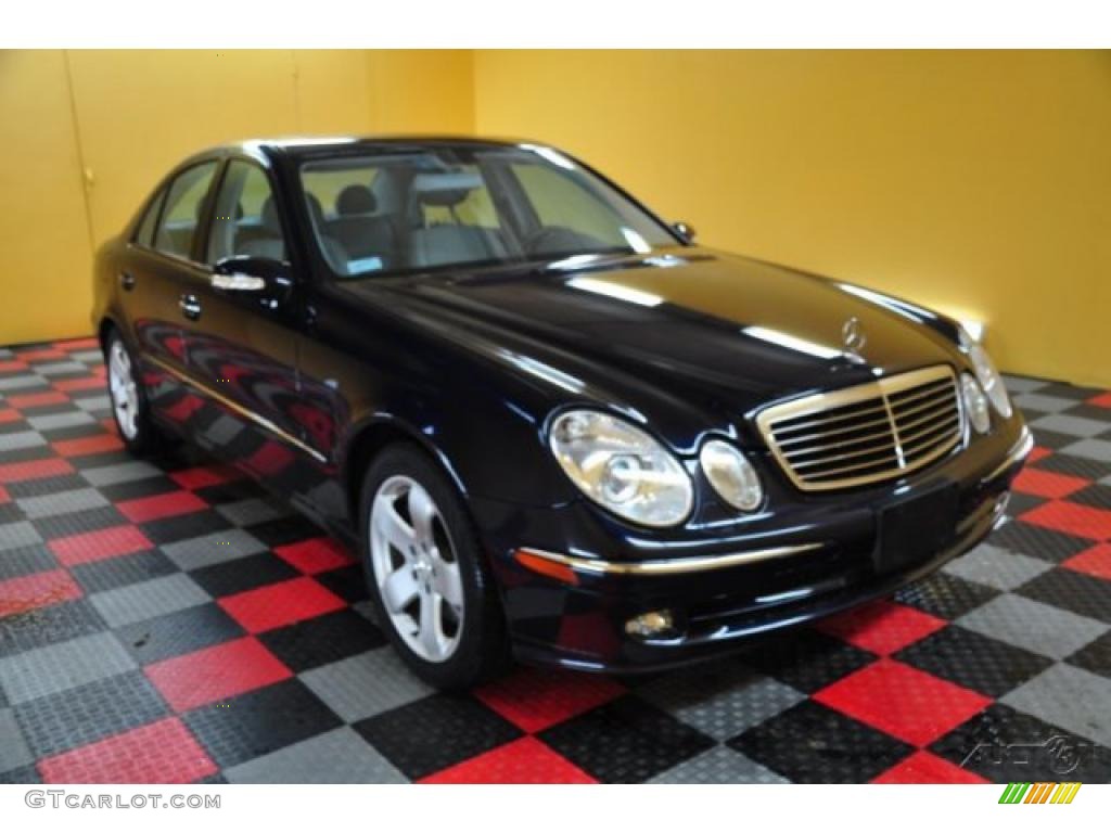 2005 E 500 4Matic Sedan - Midnight Blue / Ash photo #1