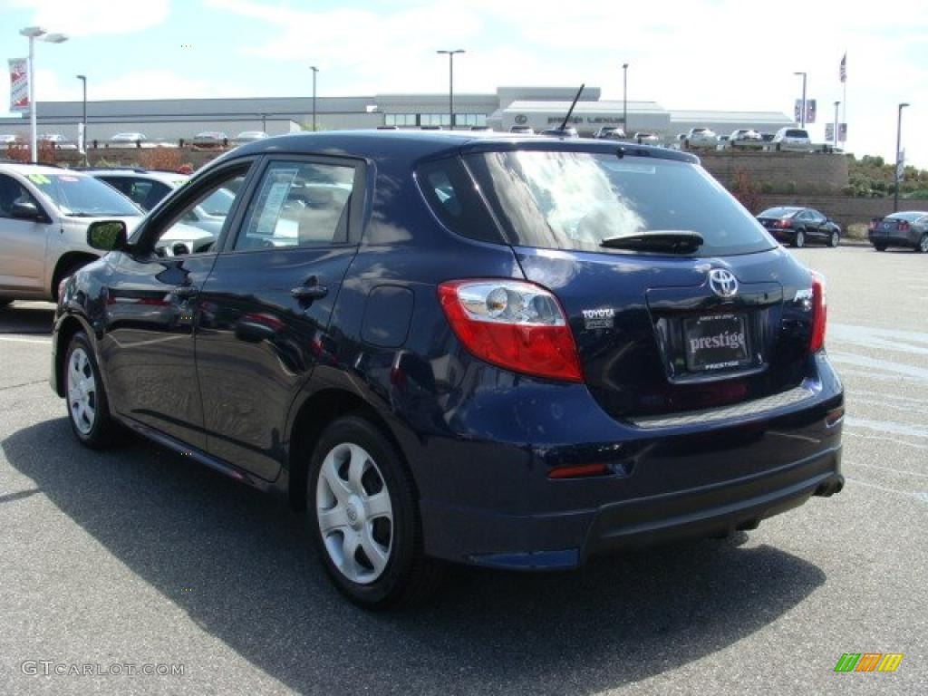 2009 Matrix S - Nautical Blue Metallic / Ash Gray photo #4