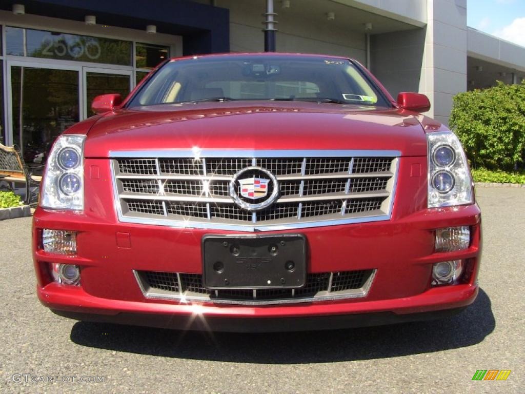 Crystal Red 2009 Cadillac STS 4 V6 AWD Exterior Photo #48976659