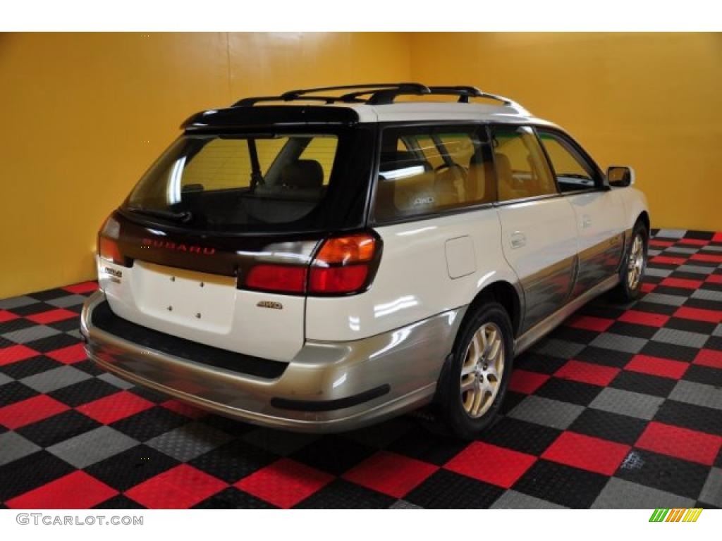 2000 Outback Limited Wagon - White Birch / Beige photo #4