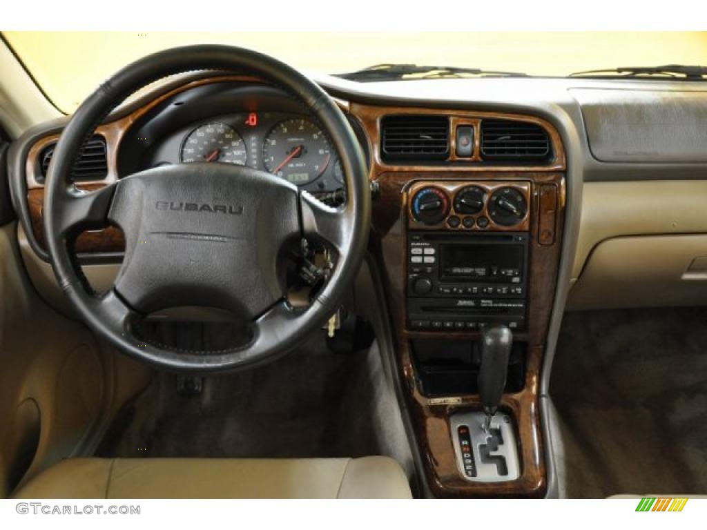 2000 Outback Limited Wagon - White Birch / Beige photo #7