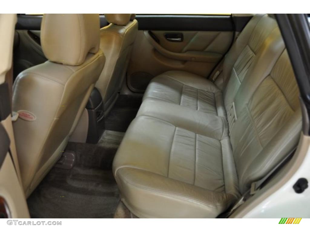 2000 Outback Limited Wagon - White Birch / Beige photo #14