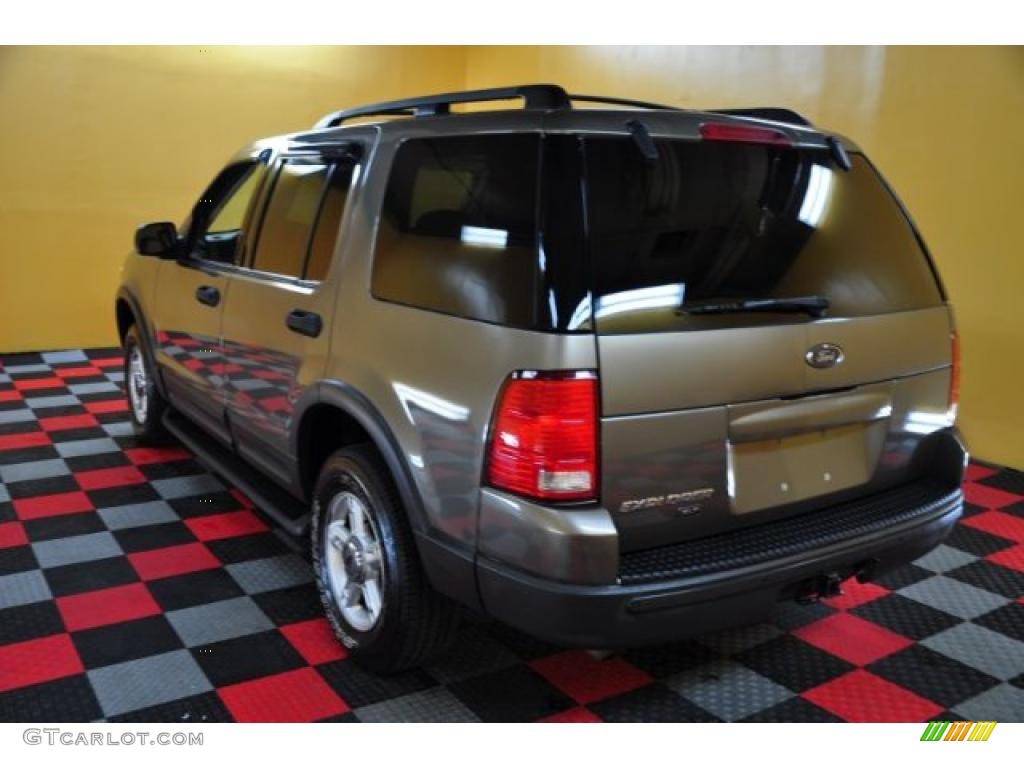 2003 Explorer XLT 4x4 - Mineral Grey Metallic / Medium Parchment Beige photo #3