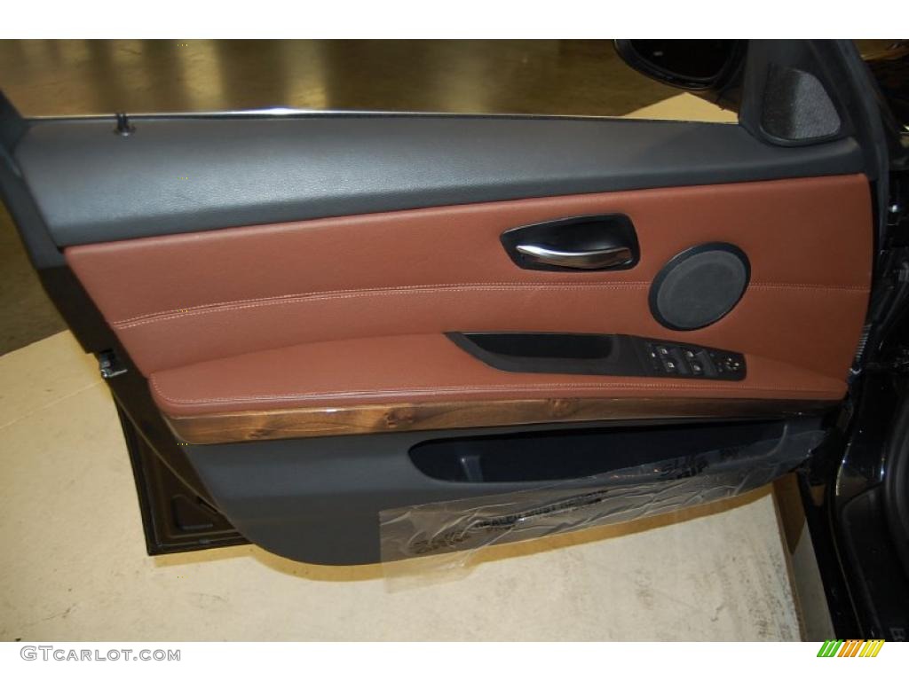 2008 3 Series 335xi Sedan - Jet Black / Terra Dakota Leather photo #22