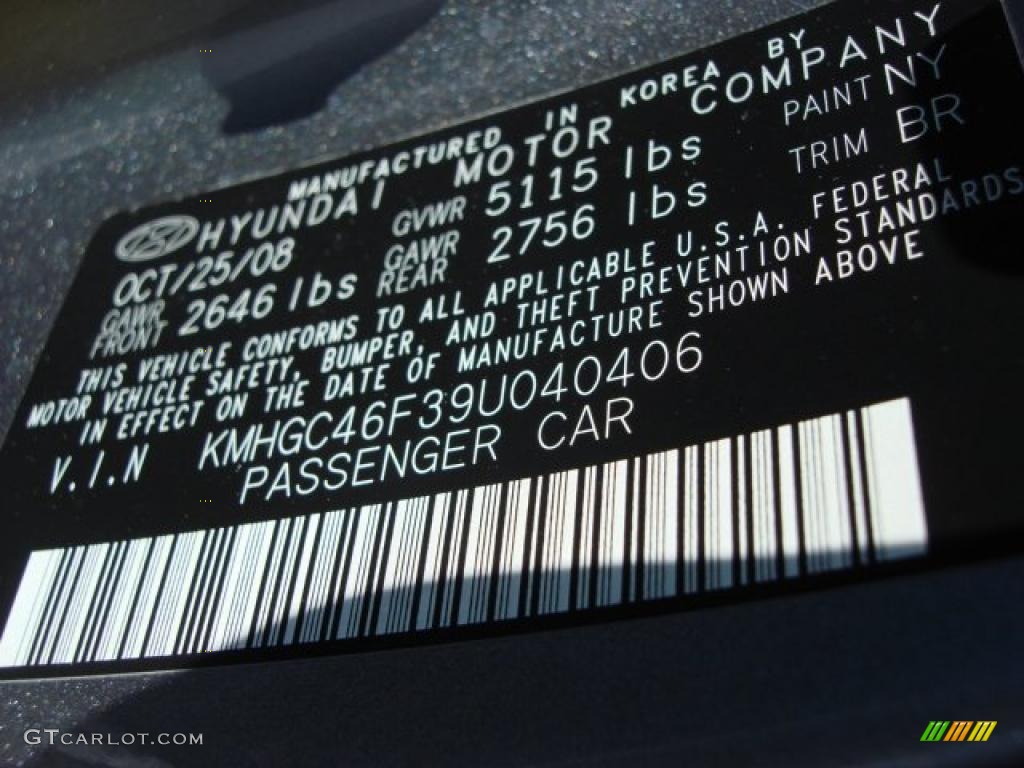 2009 Genesis 4.6 Sedan - Platinum Metallic / Black photo #27