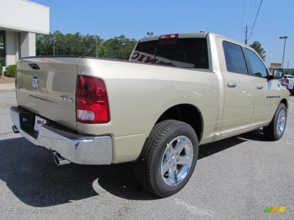 2011 Ram 1500 Lone Star Crew Cab 4x4 - White Gold / Dark Slate Gray/Medium Graystone photo #7