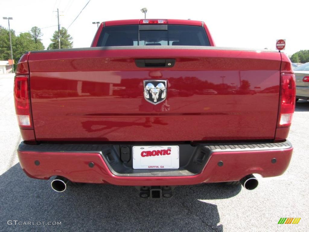 2011 Ram 1500 Sport Crew Cab - Deep Cherry Red Crystal Pearl / Dark Slate Gray photo #6