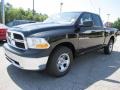 2011 Brilliant Black Crystal Pearl Dodge Ram 1500 ST Quad Cab  photo #3