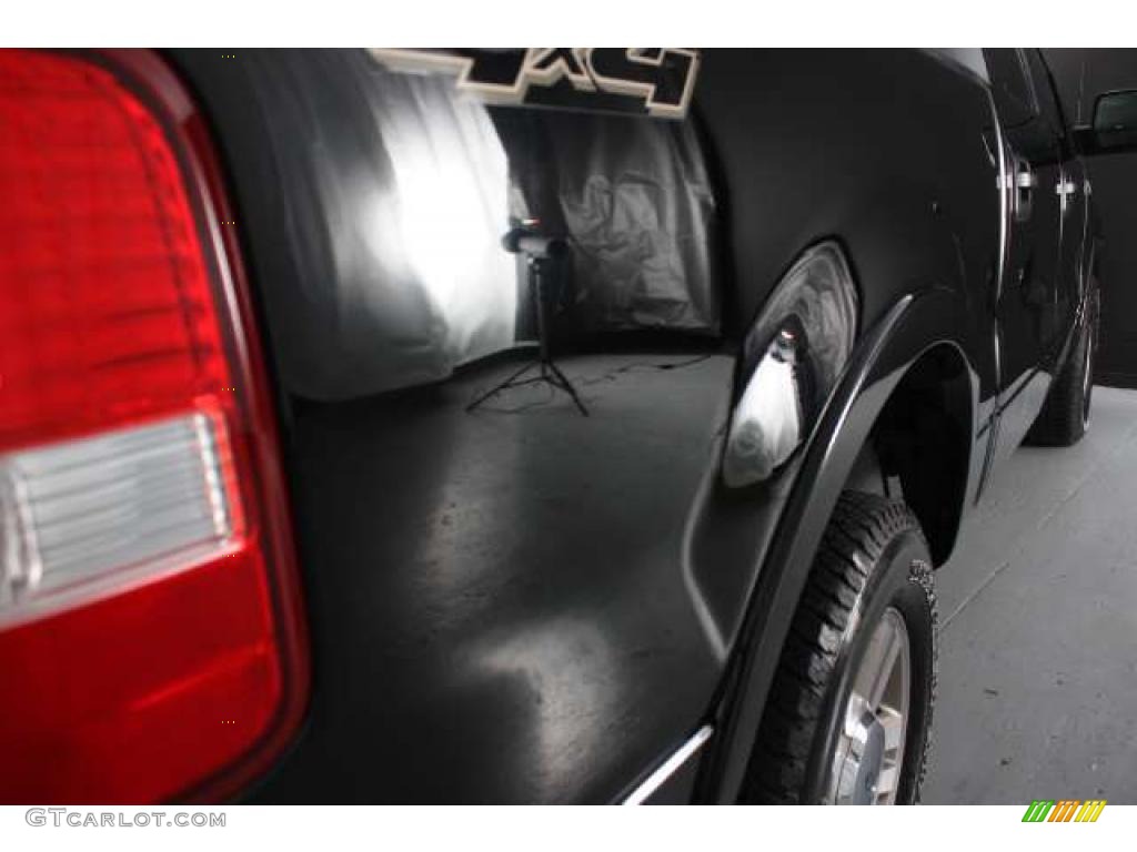 2006 F150 Lariat SuperCrew 4x4 - Black / Black photo #11