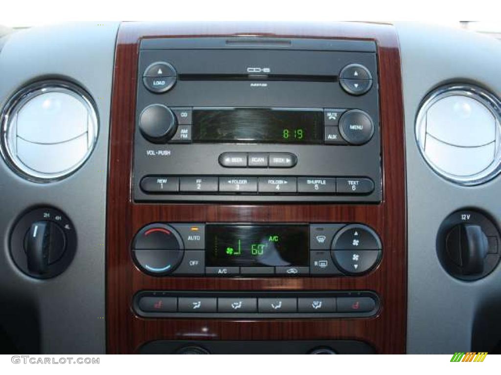 2006 F150 Lariat SuperCrew 4x4 - Black / Black photo #15