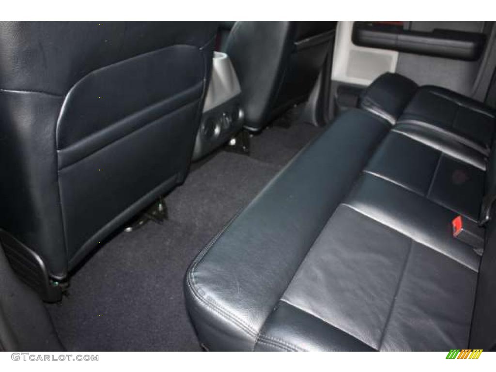 2006 F150 Lariat SuperCrew 4x4 - Black / Black photo #21