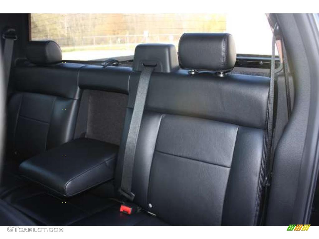 2006 F150 Lariat SuperCrew 4x4 - Black / Black photo #22