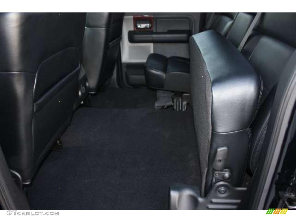 2006 F150 Lariat SuperCrew 4x4 - Black / Black photo #23