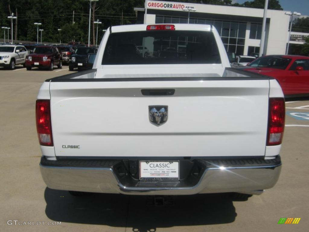 2011 Ram 1500 ST Regular Cab - Bright White / Dark Slate Gray/Medium Graystone photo #4