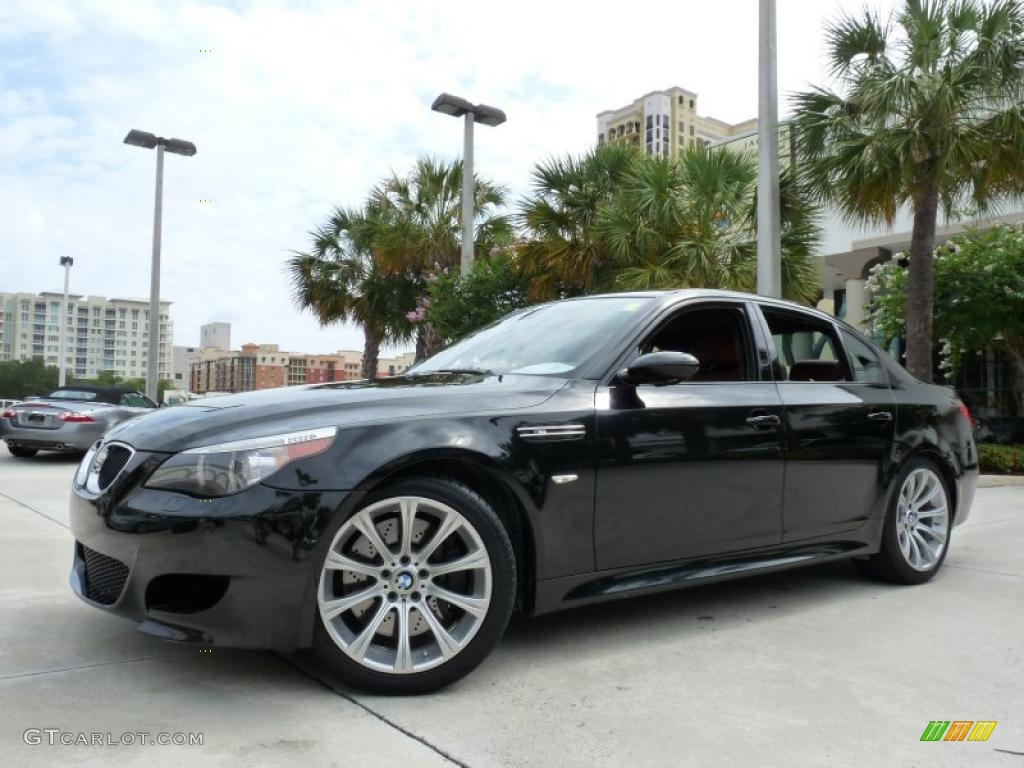 Black Sapphire Metallic 2007 BMW M5 Sedan Exterior Photo #48984968
