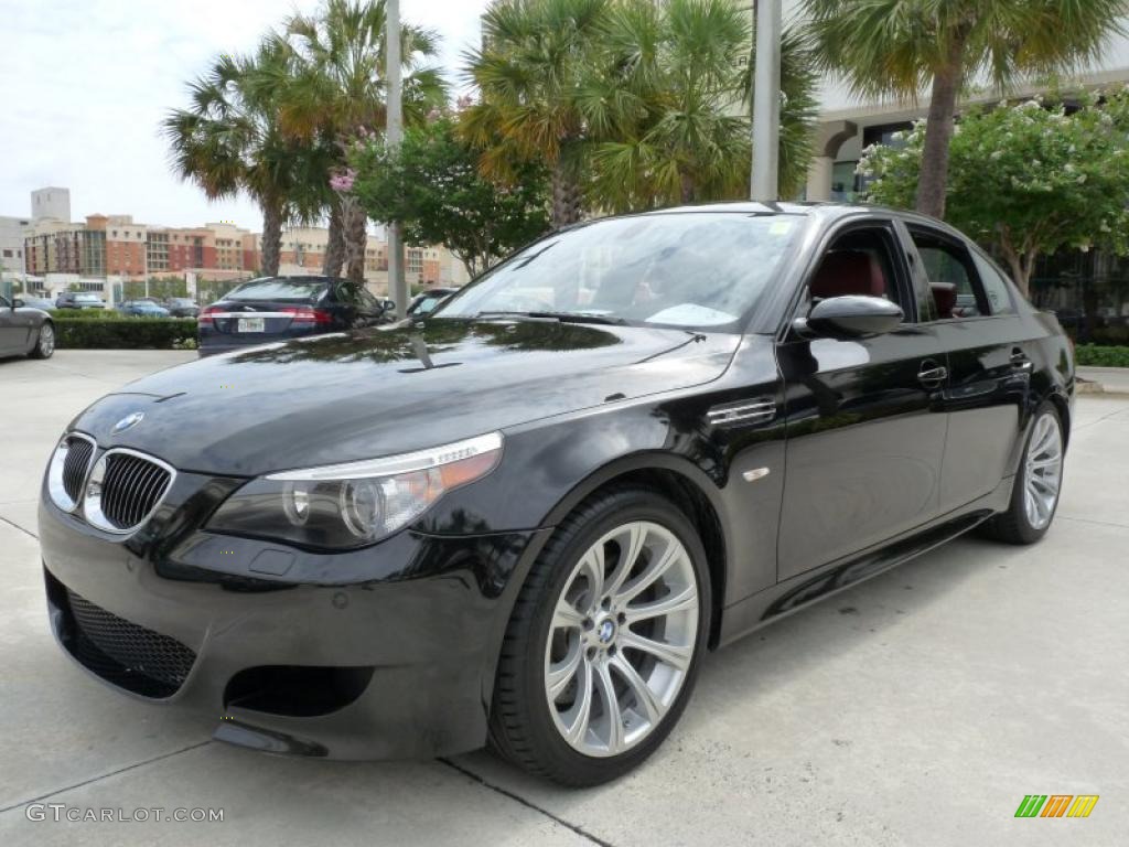Black Sapphire Metallic 2007 BMW M5 Sedan Exterior Photo #48984998
