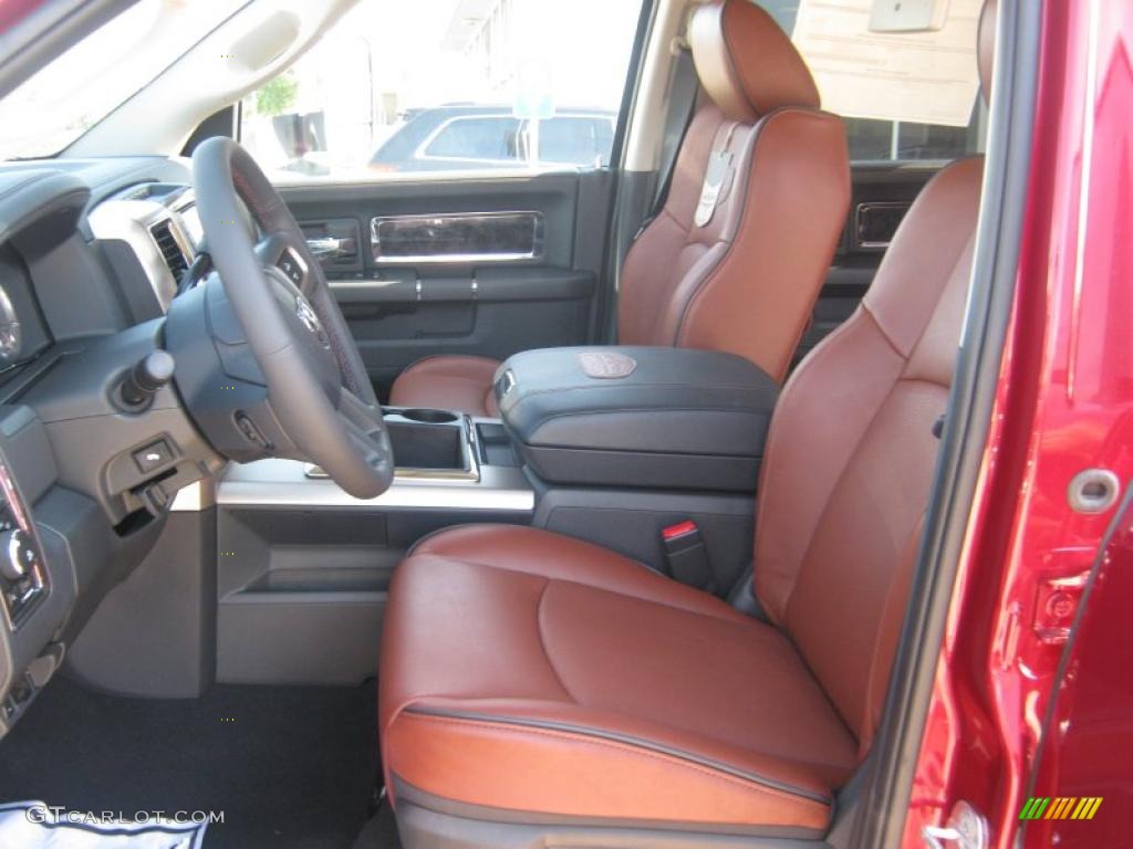 Dark Slate Gray/Russet Brown Interior 2011 Dodge Ram 3500 HD Laramie Longhorn Mega Cab 4x4 Dually Photo #48985001
