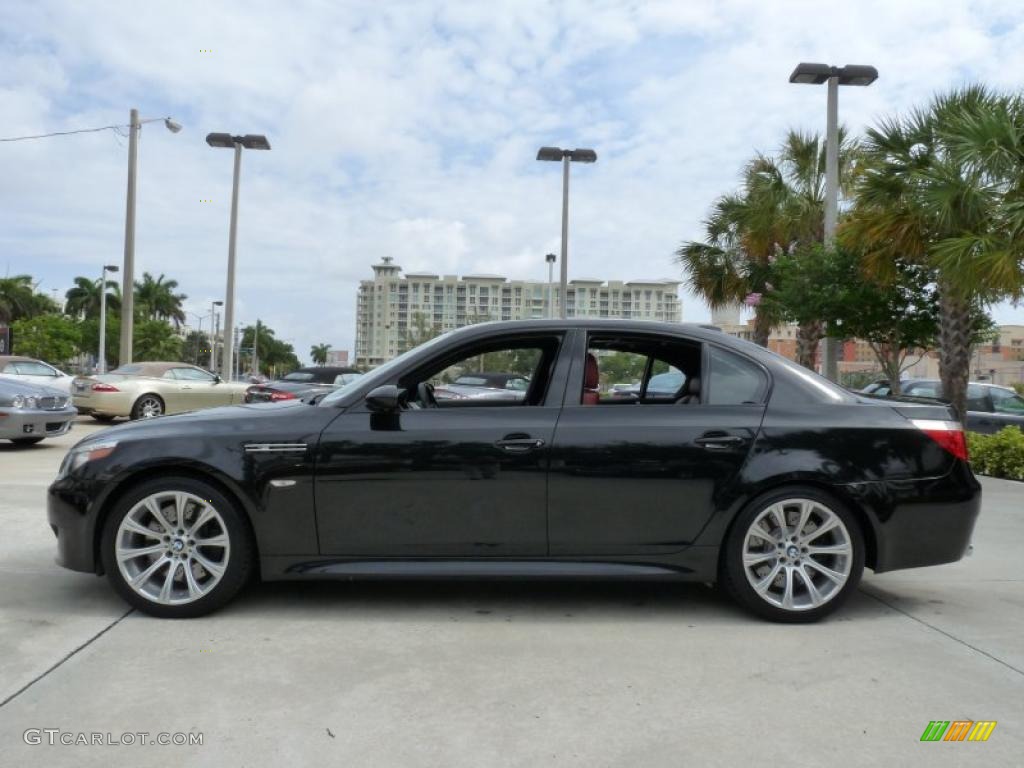 Black Sapphire Metallic 2007 BMW M5 Sedan Exterior Photo #48985013