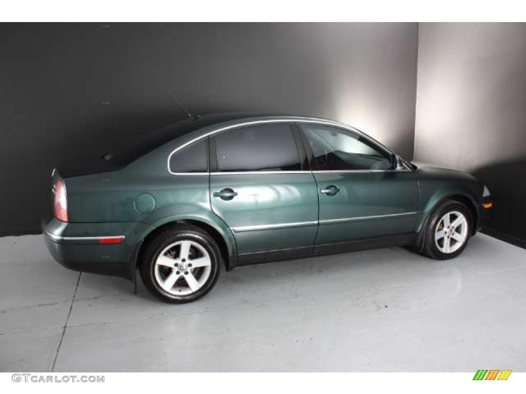 2004 Passat GLX 4Motion Sedan - Northern Green Metallic / Grey photo #9