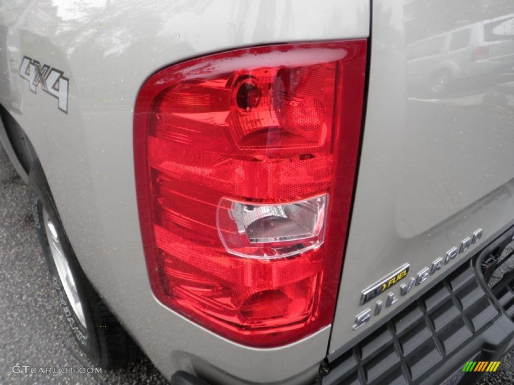 2009 Silverado 1500 LT Extended Cab 4x4 - Silver Birch Metallic / Ebony photo #13