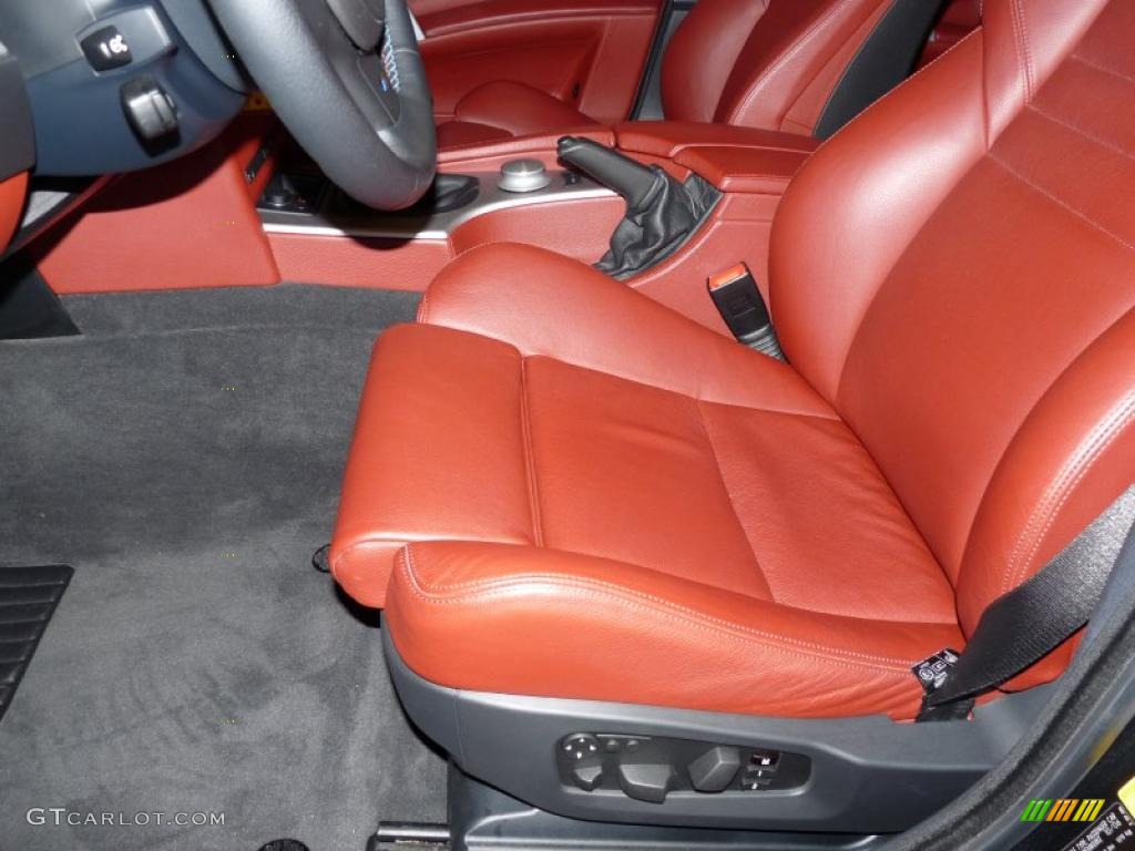 Indianapolis Red Interior 2007 BMW M5 Sedan Photo #48985176